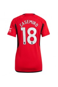 Manchester United Casemiro #18 Fotballdrakt Hjemme Klær Dame 2023-24 Korte ermer